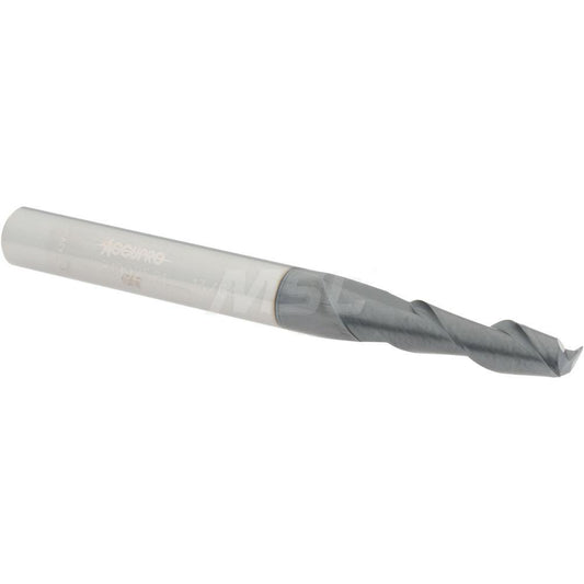 Accupro 81992521 Square End Mill 13/64'' Dia, 5/8'' LOC, 1/4'' Shank Dia, 2-1/2'' OAL, 2 Flutes, Solid Carbide