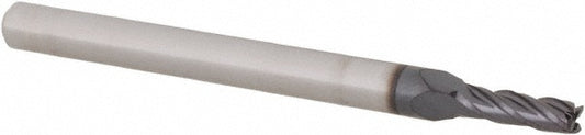 Kyocera SGS Precision Tools 48545 Square End Mill 2.00 mm Dia, 6.30 mm LOC, 4 Flute, Solid Carbide
