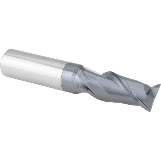 Accupro 81998460 Square End Mill 5/8'' Dia, 1-1/4'' LOC, 5/8'' Shank Dia, 3-1/2'' OAL, 2 Flutes, Solid Carbide