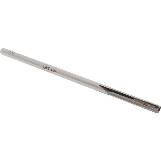 Rock River Tool Inc. 24002570 Chucking Reamer Letter F, 6" OAL, 1-1/2" Flute Length, Straight Flute, Straight-Cylindrical Shank, Carbide-Tipped