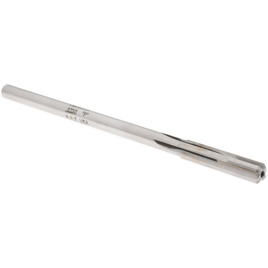 Rock River Tool Inc. 24003230 Chucking Reamer Letter P, 6" OAL, 1-1/2" Flute Length, Straight Flute, Straight-Cylindrical Shank, Carbide-Tipped