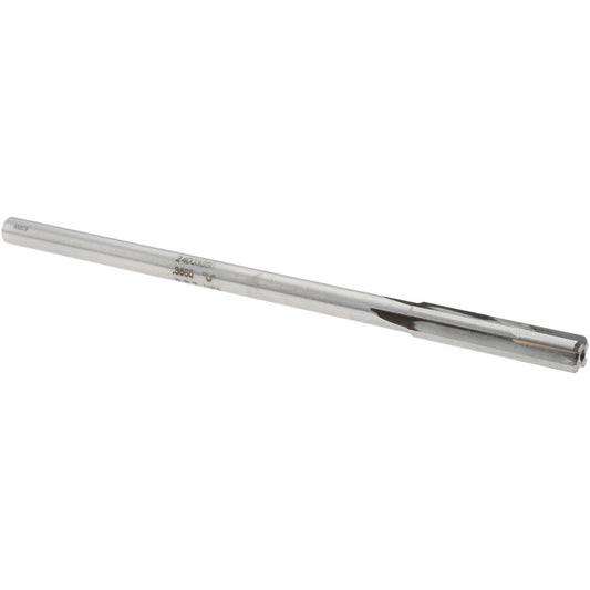 Rock River Tool Inc. 24003680 Chucking Reamer Letter U, 7" OAL, 1-3/4" Flute Length, Straight Flute, Straight-Cylindrical Shank, Carbide-Tipped