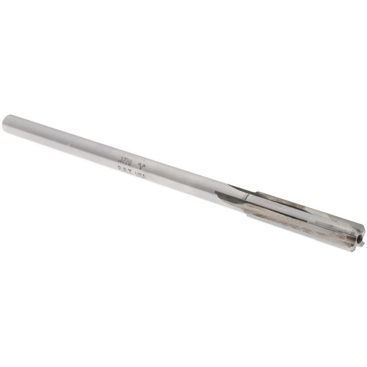 Rock River Tool Inc. 24003770 Chucking Reamer Letter V, 7" OAL, 1-3/4" Flute Length, Straight Flute, Straight-Cylindrical Shank, Carbide-Tipped