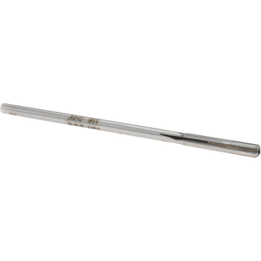 Rock River Tool Inc. 24001910 Chucking Reamer #11, 4-1/2" OAL, 1-1/8" Flute Length, Straight Flute, Straight-Cylindrical Shank, Carbide-Tipped