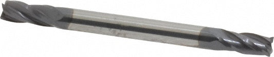 Kyocera SGS Precision Tools 31176 Square End Mill 1/8" Dia, 1/4" LOC, 4 Flute, Solid Carbide