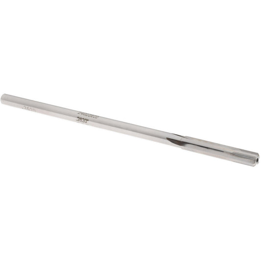 Rock River Tool Inc. 24002620 Chucking Reamer 0.2620" Dia, Straight-Cylindrical Shank, Carbide-Tipped