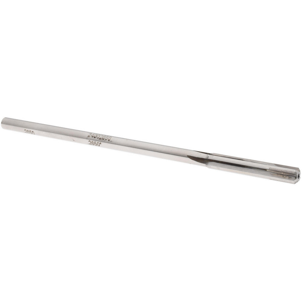 Rock River Tool Inc. 24002650 Chucking Reamer 0.2650" Dia, Straight-Cylindrical Shank, Carbide-Tipped