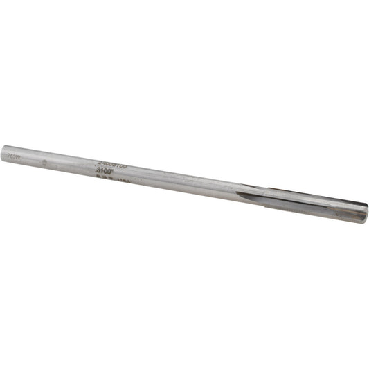 Rock River Tool Inc. 24003100 Chucking Reamer 0.3100" Dia, Straight-Cylindrical Shank, Carbide-Tipped