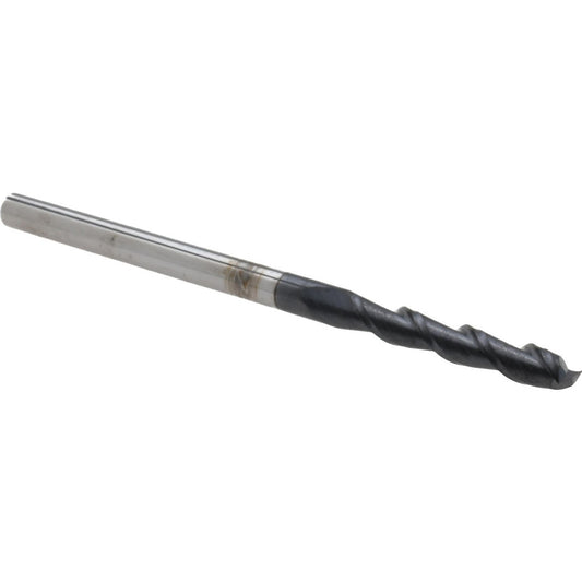 Accupro 82033424 Square End Mill 1/8'' Dia, 3/4'' LOC, 1/8'' Shank Dia, 2-1/4'' OAL, 2 Flutes, Solid Carbide