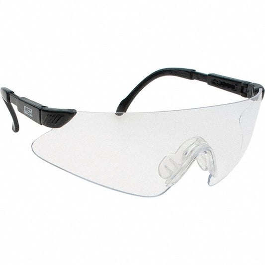 MSA 697516 Safety Glass Scratch-Resistant, Polycarbonate, Clear Lenses