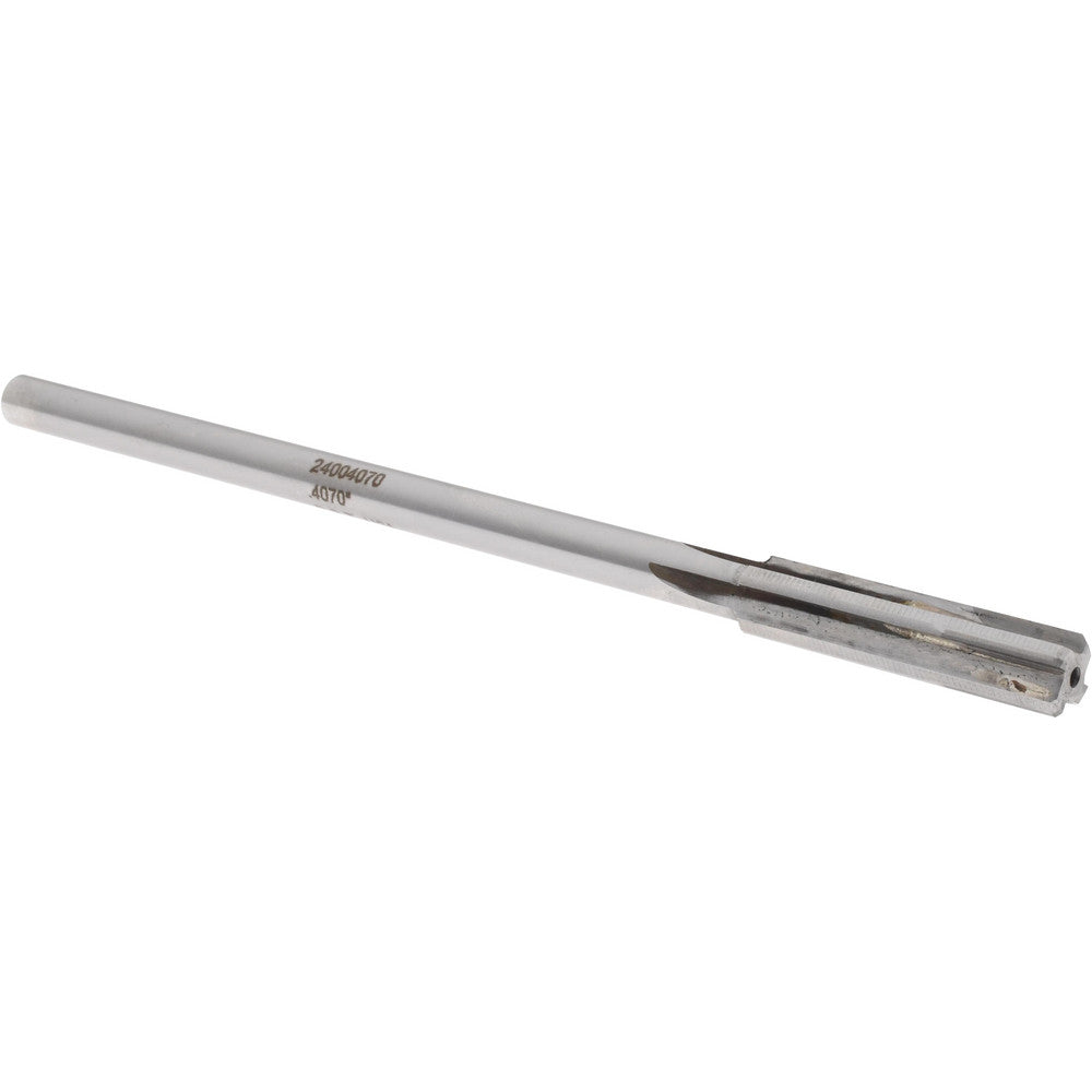 Rock River Tool Inc. 24004070 Chucking Reamer 0.4070" Dia, Straight-Cylindrical Shank, Carbide-Tipped