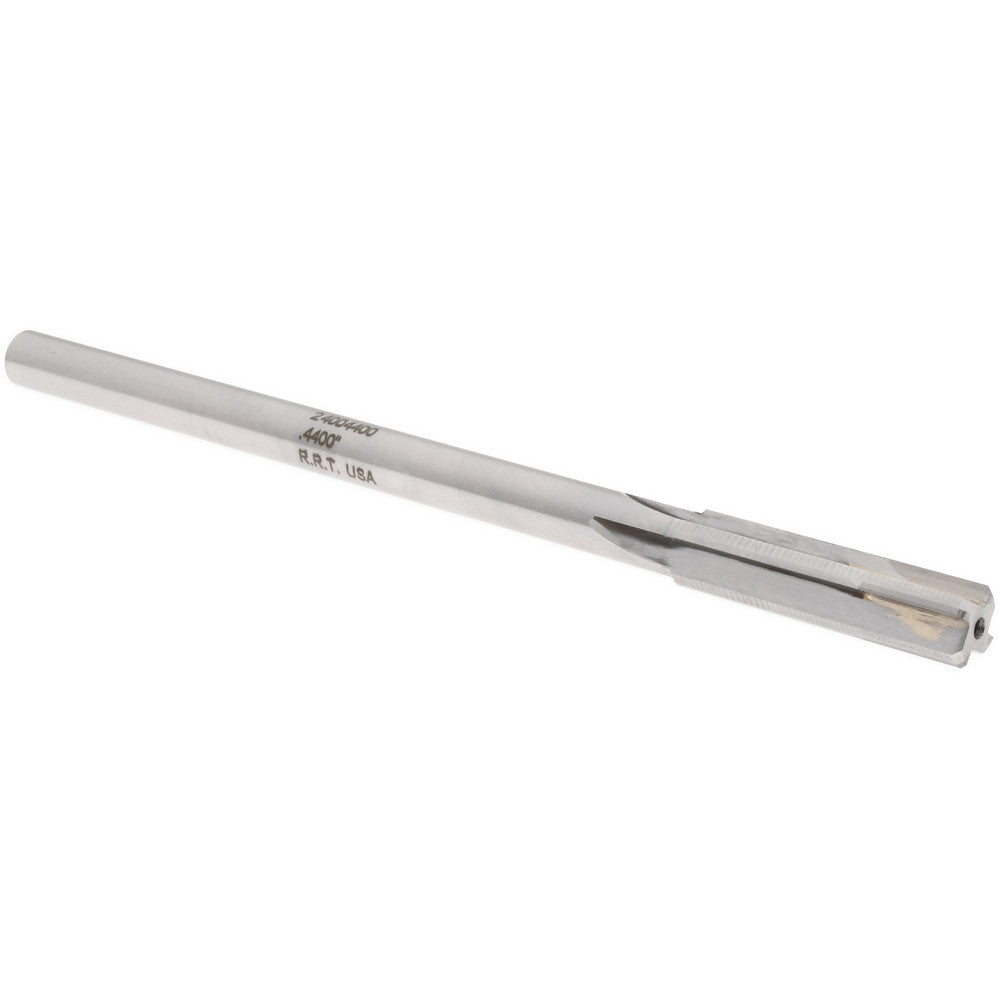 Rock River Tool Inc. 24004400 Chucking Reamer 0.4400" Dia, Straight-Cylindrical Shank, Carbide-Tipped