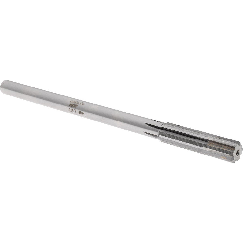 Rock River Tool Inc. 24005005 Chucking Reamer 0.5005" Dia, Straight-Cylindrical Shank, Carbide-Tipped
