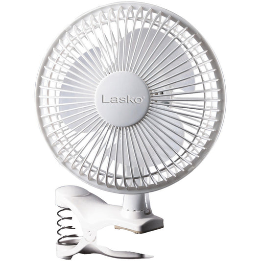 Lasko 2004W Desk & Table Fans Fan Diameter 6in  Number Of Blades 3  Number Of Speeds 2  Oscillation Non-Oscillating  Power Source Plug-In  Indoor/Outdoor Indoor