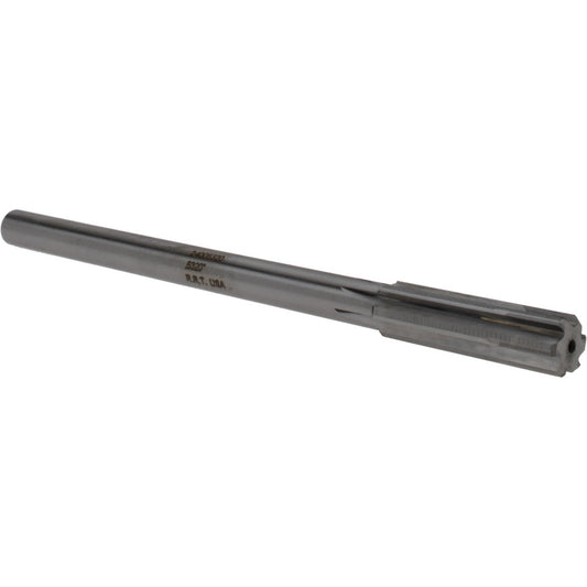 Rock River Tool Inc. 24005320 Chucking Reamer 0.5320" Dia, Straight-Cylindrical Shank, Carbide-Tipped