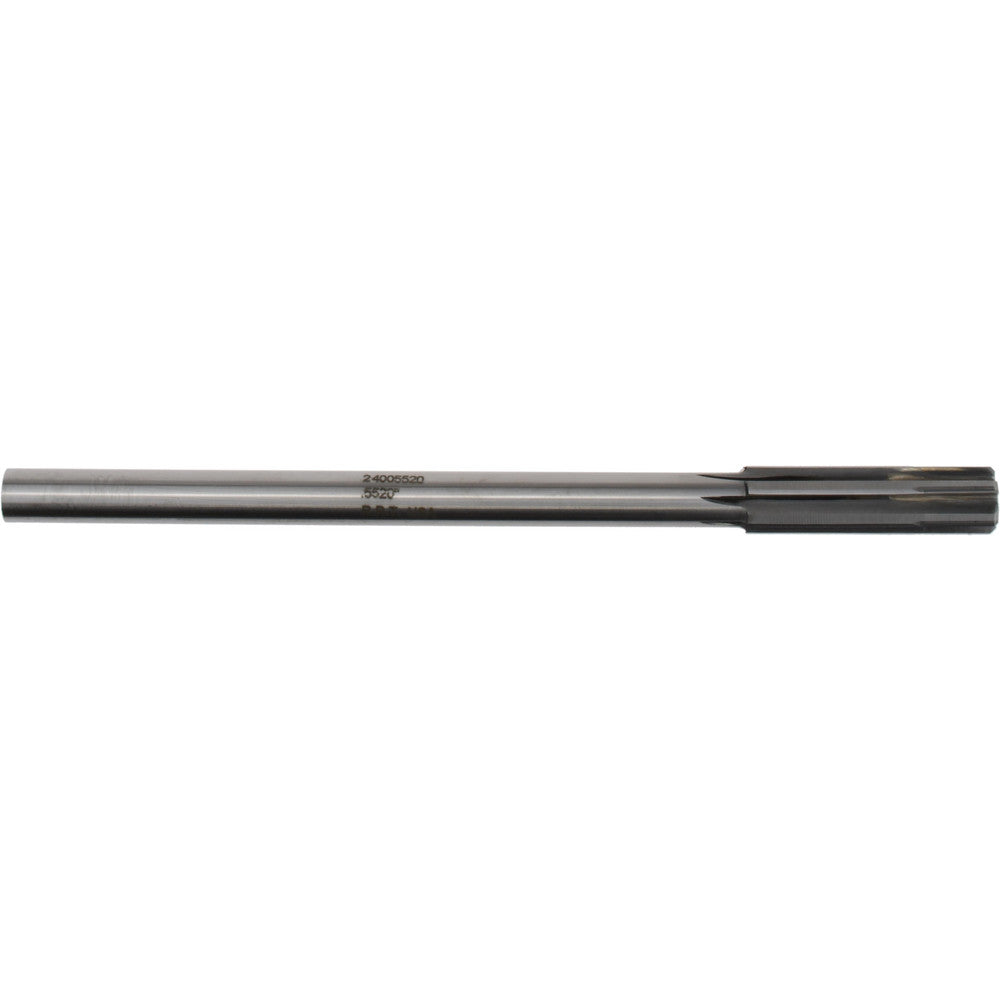 Rock River Tool Inc. 24005520 Chucking Reamer 0.5520" Dia, Straight-Cylindrical Shank, Carbide-Tipped