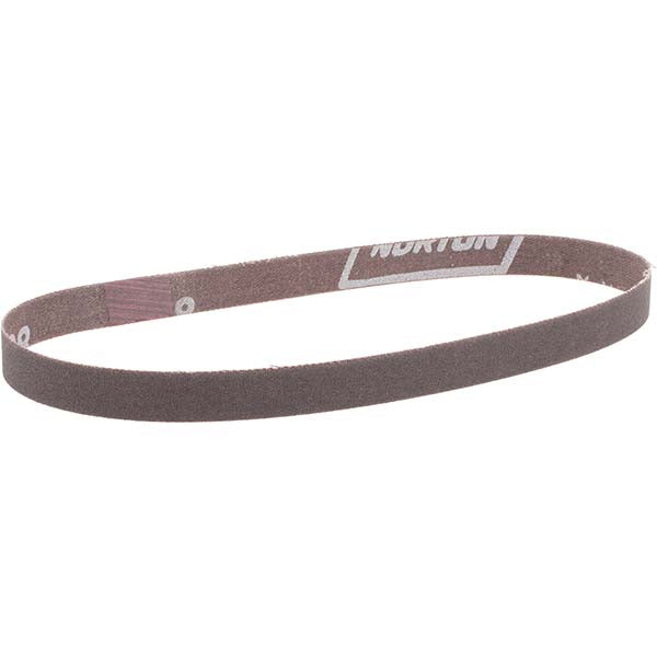 Norton 78072713555 Abrasive Belt 1/2" Wide, 18" Long, 240 Grit, Aluminum Oxide