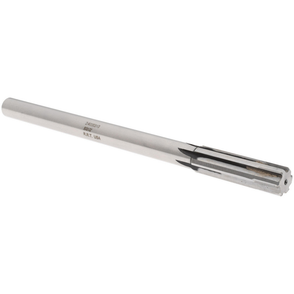 Rock River Tool Inc. 24006310 Chucking Reamer 0.6310" Dia, Straight-Cylindrical Shank, Carbide-Tipped
