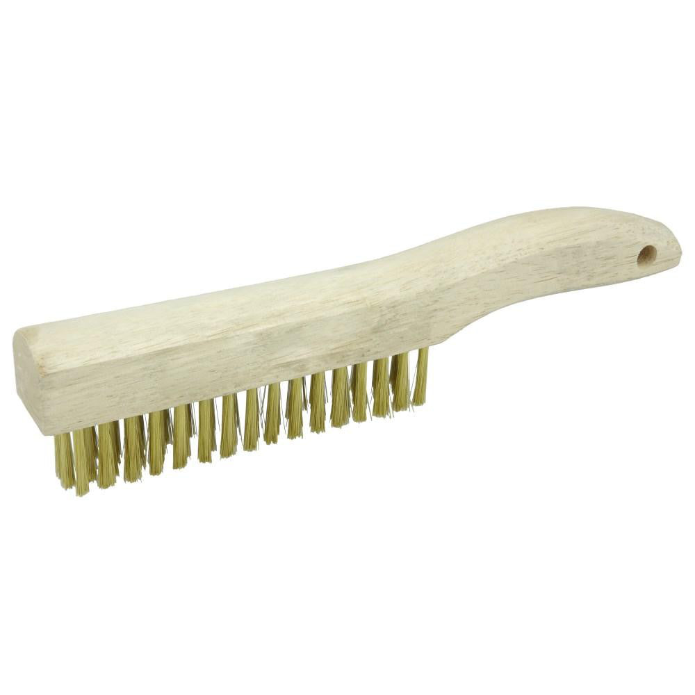 Weiler 44119 Plater Brush 4 Row, 18 Column, Brass