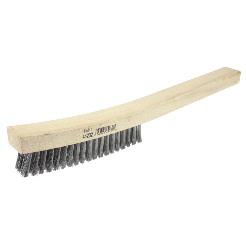 Weiler 44232 Plater Brush 4 Row, 19 Column, Stainless Steel