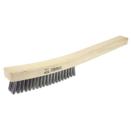 Weiler 44232 Plater Brush 4 Row, 19 Column, Stainless Steel