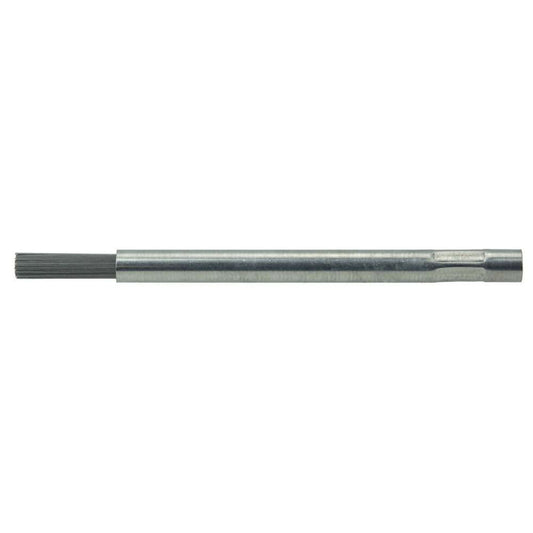 Weiler 99825 End Brushes 1/4" Dia, Steel, Crimped Wire