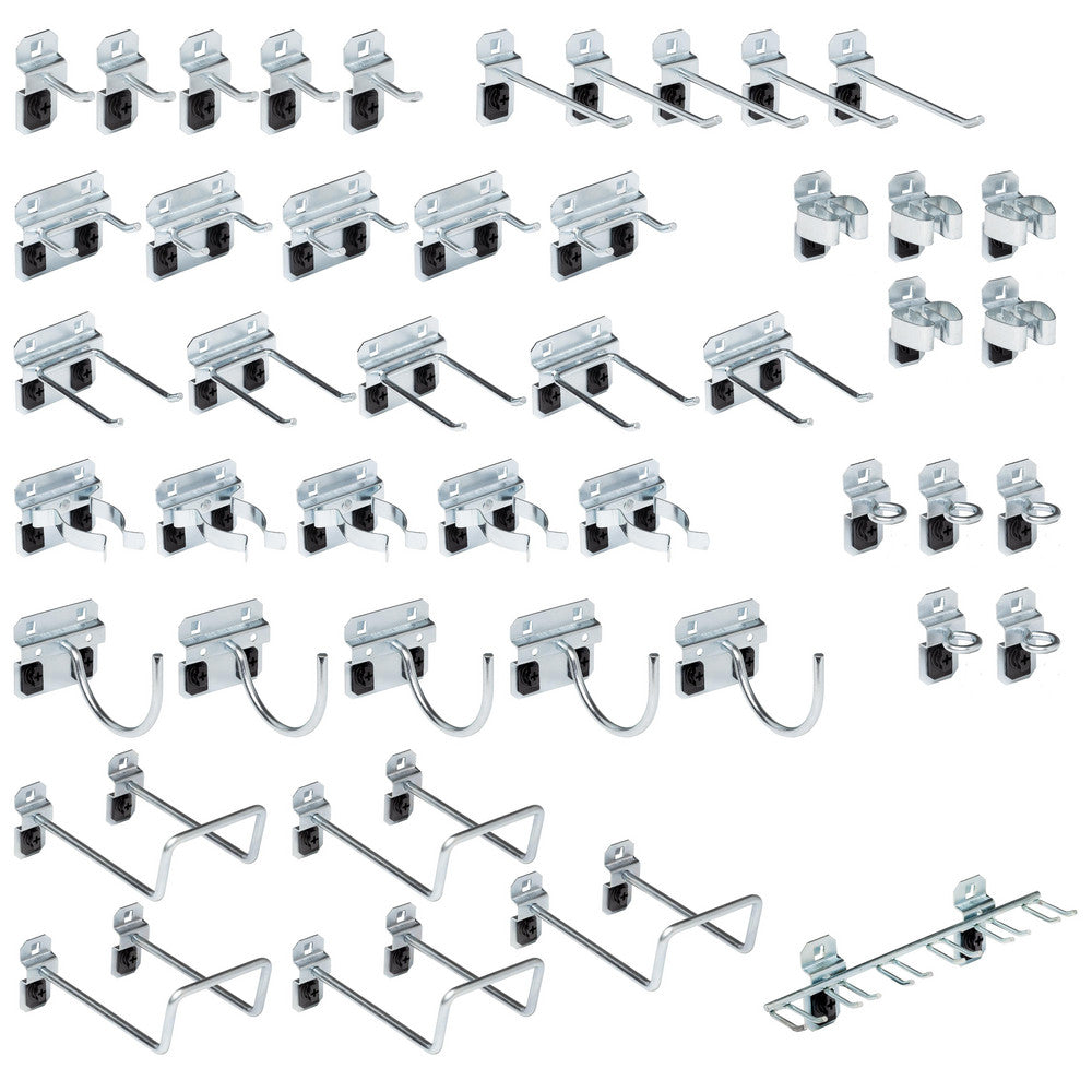 Triton Products LH-1 KIT 46 Pc Pegboard Hook Set, Steel