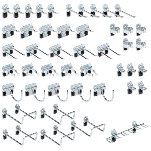 Triton Products LH-1 KIT 46 Pc Pegboard Hook Set, Steel