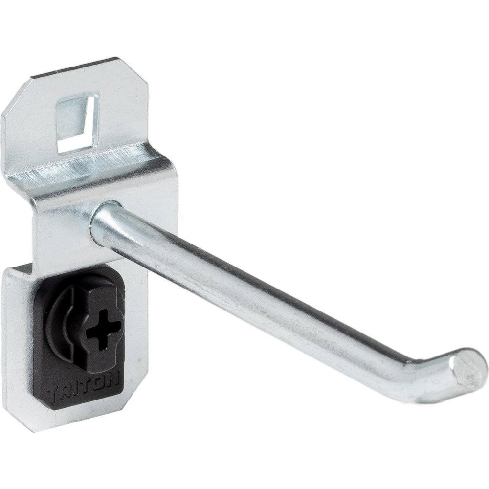 Triton Products 51323 1/4" Dia, 3" Long Single Angled End Pegboard Hook