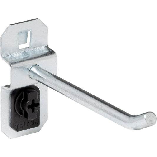 Triton Products 51323 1/4" Dia, 3" Long Single Angled End Pegboard Hook