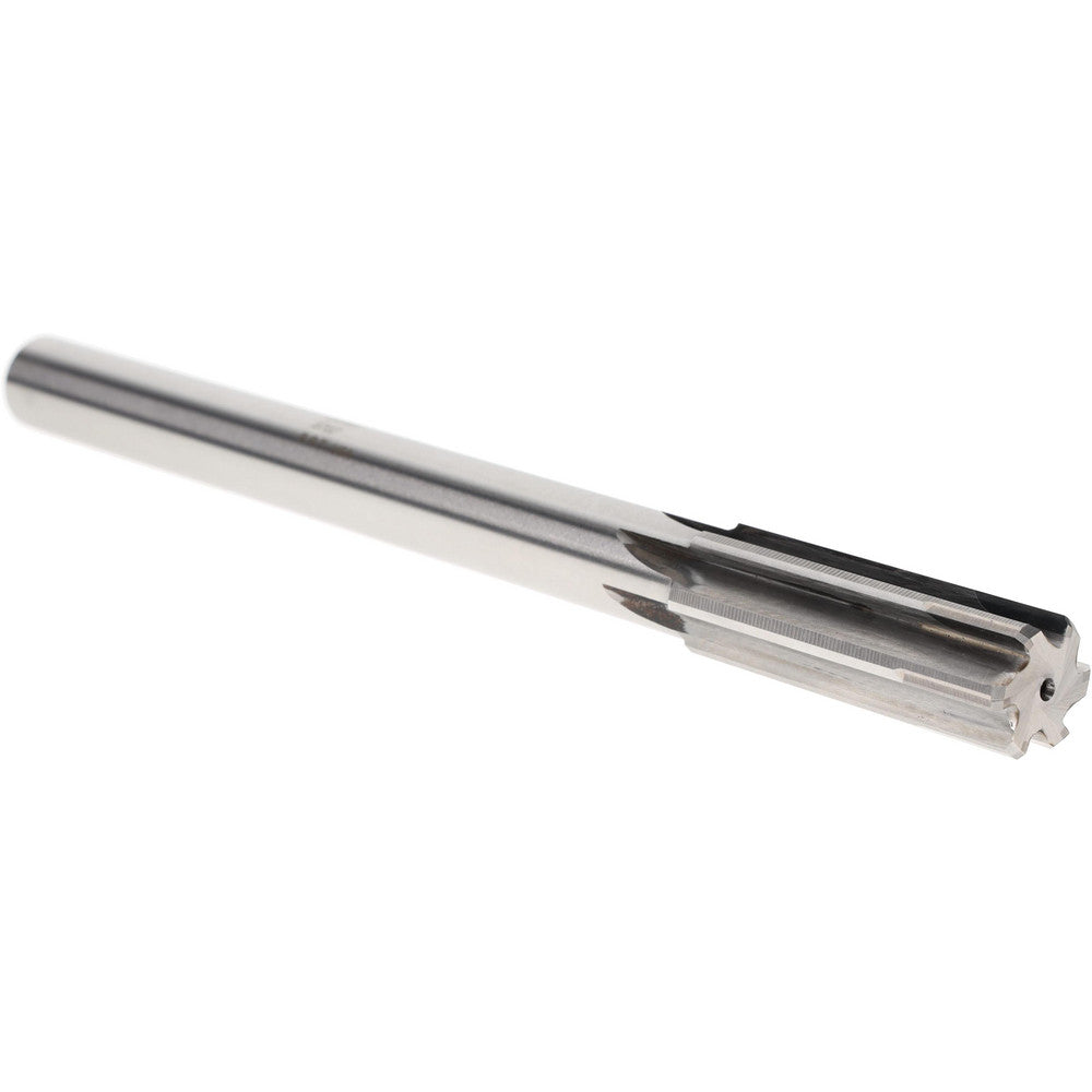 Rock River Tool Inc. 247887 Chucking Reamer 0.8760" Dia, 10" OAL, 2-5/8" Flute Length, Straight Flute, Straight-Cylindrical Shank, Carbide-Tipped