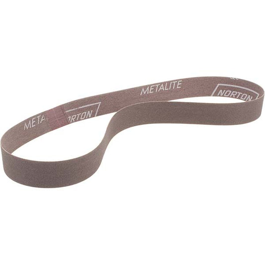 Norton 78072722536 Abrasive Belt 1" Wide, 30" Long, 240 Grit, Aluminum Oxide