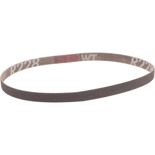Norton 78072730030 Abrasive Belt 1/4" Wide, 12" Long, 120 Grit, Aluminum Oxide