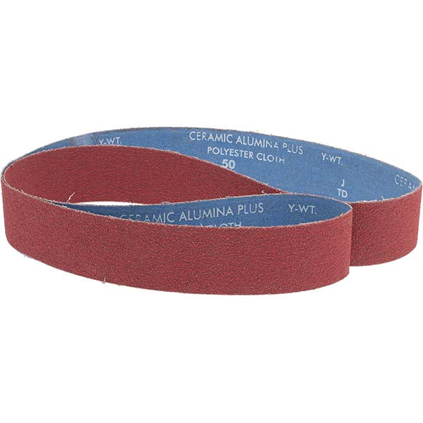 Norton 78072733157 Abrasive Belt 2" Wide, 60" Long, 50 Grit, Ceramic