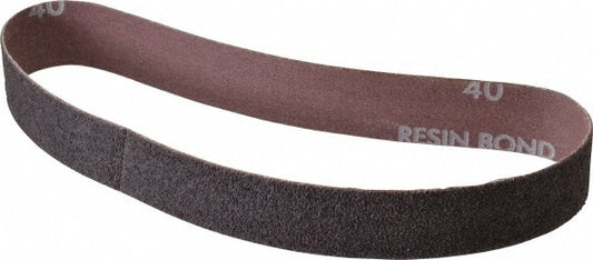 Norton 78072733182 Abrasive Belt 1" Wide, 18" Long, 40 Grit, Aluminum Oxide