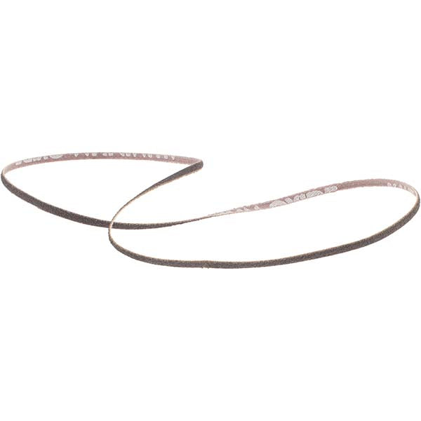 Norton 78072733200 Abrasive Belt 1/8" Wide, 24" Long, 80 Grit, Aluminum Oxide