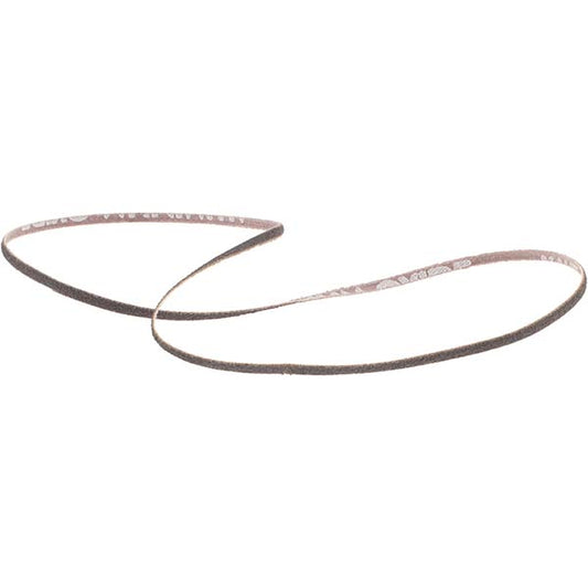 Norton 78072733200 Abrasive Belt 1/8" Wide, 24" Long, 80 Grit, Aluminum Oxide