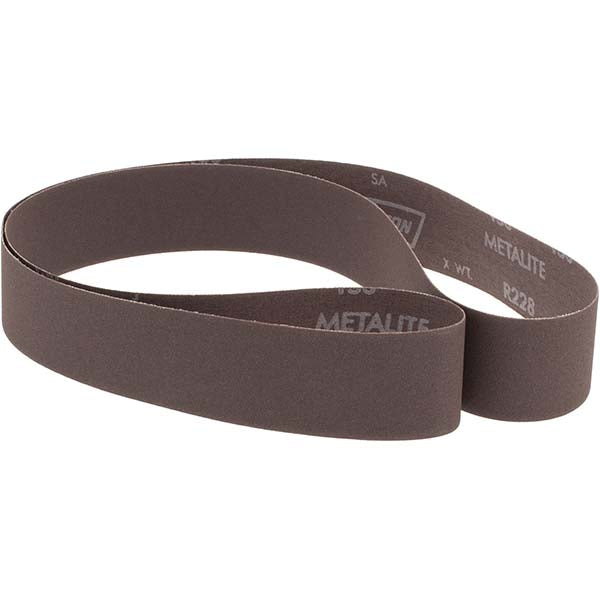 Norton 78072744018 Abrasive Belt 2" Wide, 60" Long, 150 Grit, Aluminum Oxide