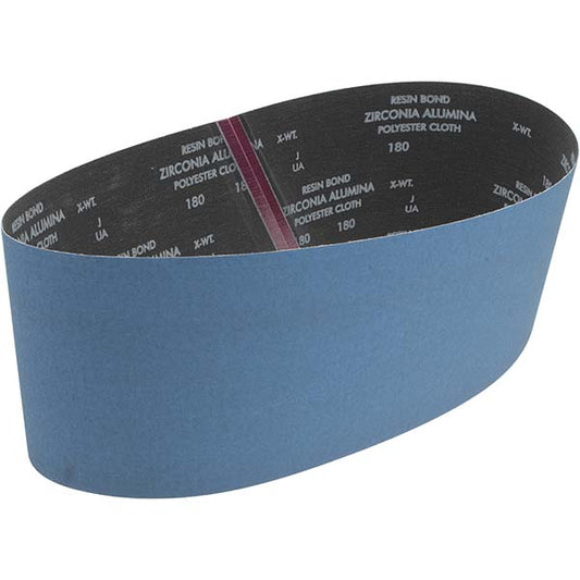 Norton 78072749892 Abrasive Belt 6" Wide, 48" Long, 180 Grit, Zirconia Alumina