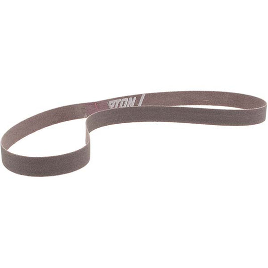Norton 78072763376 Abrasive Belt 1/2" Wide, 24" Long, 240 Grit, Aluminum Oxide
