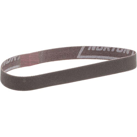 Norton 78072765325 Abrasive Belt 1/2" Wide, 12" Long, 320 Grit, Aluminum Oxide