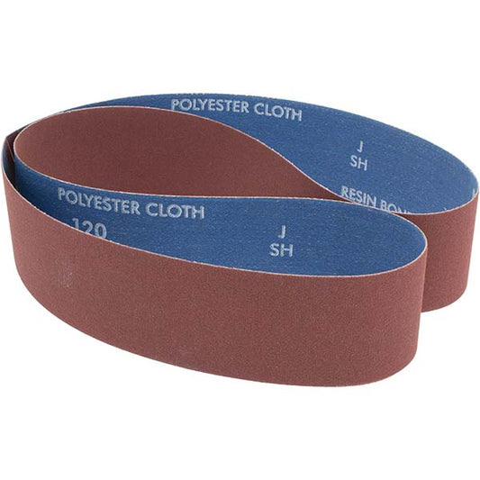 Norton 78072766139 Abrasive Belt 2" Wide, 48" Long, 120 Grit, Ceramic