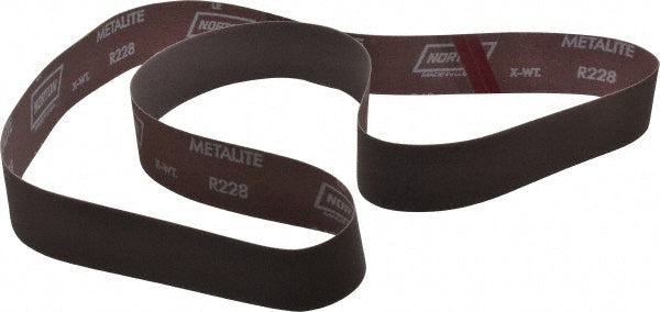 Norton 78072767945 Abrasive Belt 2" Wide, 72" Long, 240 Grit, Aluminum Oxide