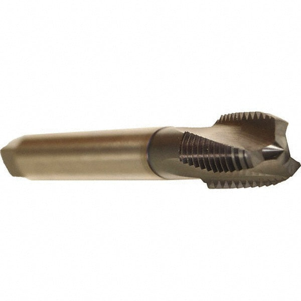 Emuge CU35J411.5049 Spiral Flute Tap 5/8-18 UNF, 3 Flutes, Modified Bottoming, 3BX Class of Fit, Cobalt, TICN Coated