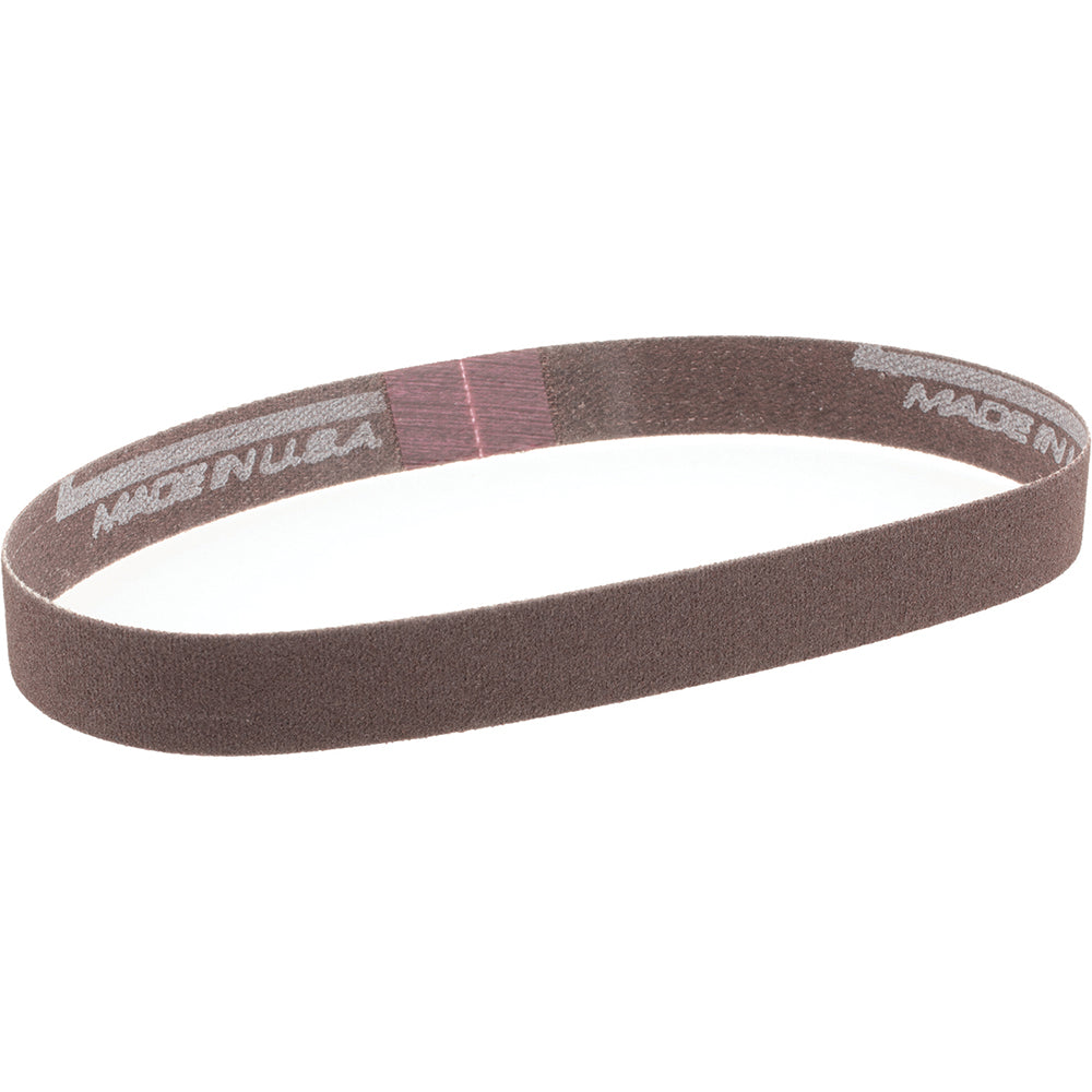 Norton 78072784425 Abrasive Belt 1/2" Wide, 12" Long, 180 Grit, Aluminum Oxide