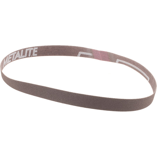 Norton 78072784468 Abrasive Belt 1/2" Wide, 18" Long, 180 Grit, Aluminum Oxide