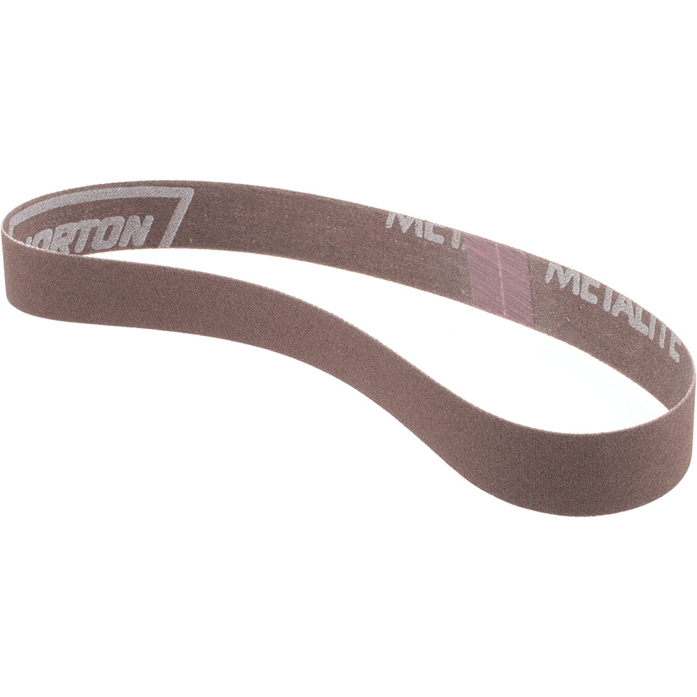 Norton 78072784469 Abrasive Belt 3/4" Wide, 18" Long, 180 Grit, Aluminum Oxide