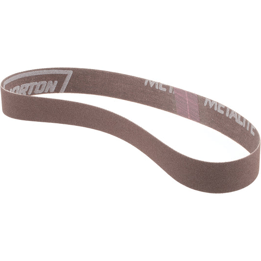 Norton 78072784469 Abrasive Belt 3/4" Wide, 18" Long, 180 Grit, Aluminum Oxide