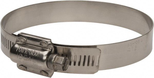 Ideal Tridon 6040051 Worm Gear Clamp SAE 412, 3-1/4 to 4-1/8" Dia, Stainless Steel Band