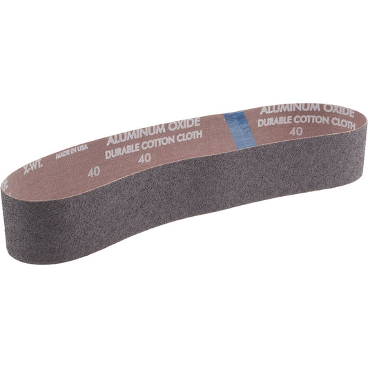 Norton 78072772928 Abrasive Belt 2" Wide, 30" Long, 40 Grit, Aluminum Oxide
